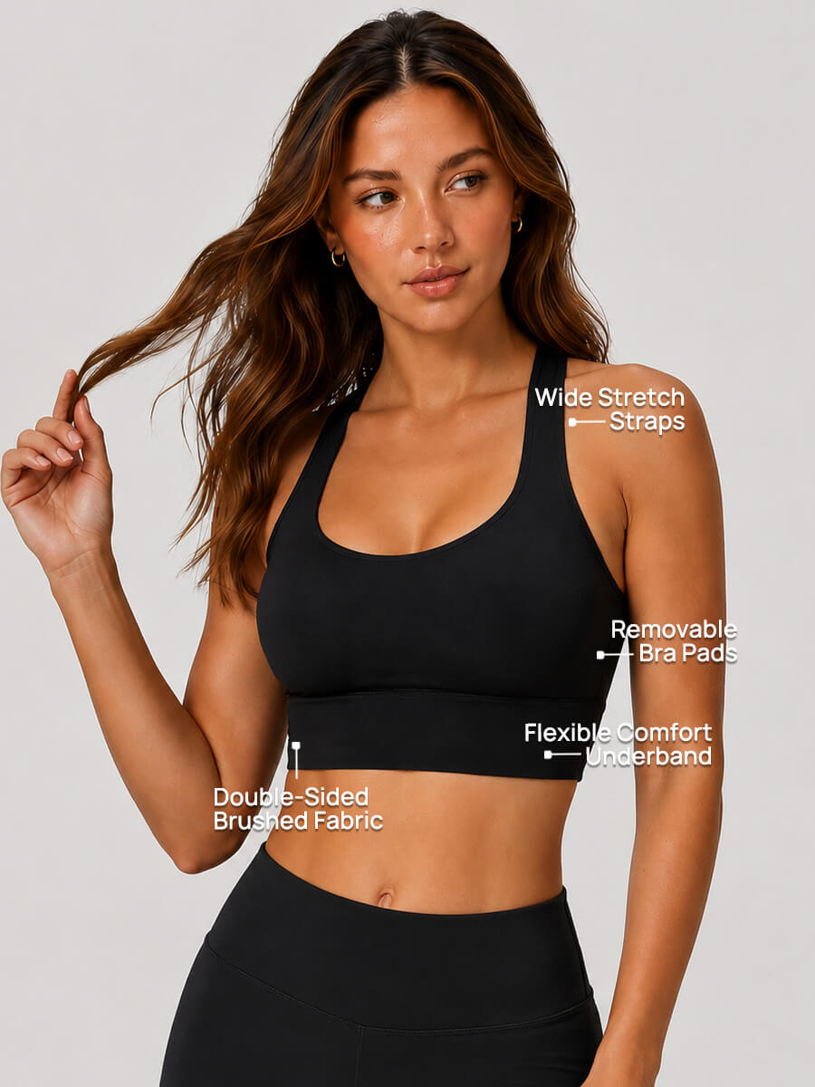 Brassière de sport confort premium