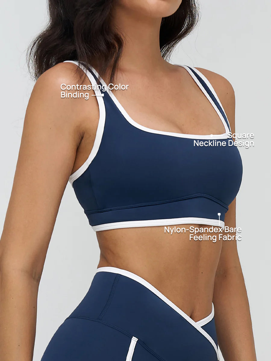 BareSculpt Square-Neck Bra