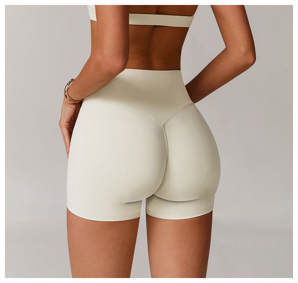 High-Waist Sculpting Yoga Shorts
