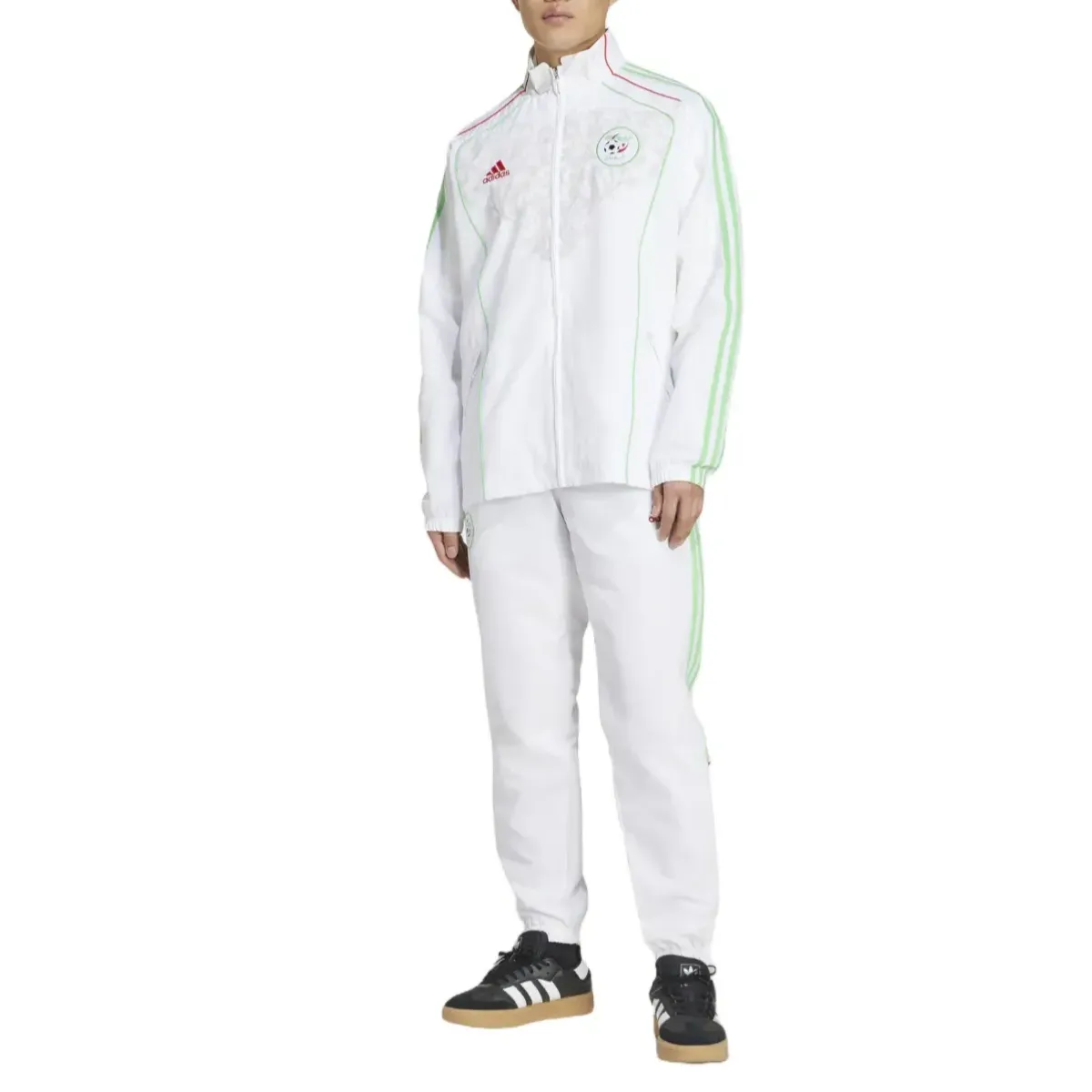 Algeria white retro presentation Soccer tracksuit 2025/26 - Adidas