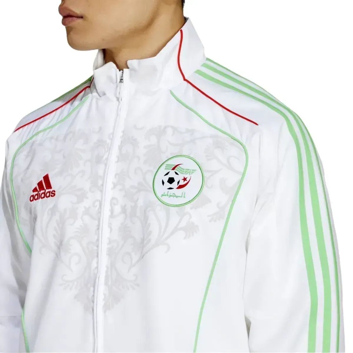 Algeria white retro presentation Soccer tracksuit 2025/26 - Adidas